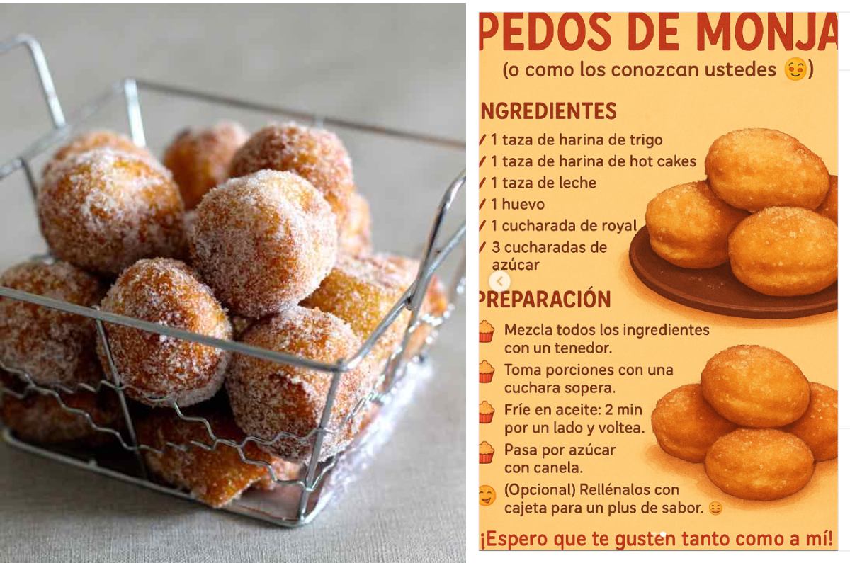 receta de pedos de monja