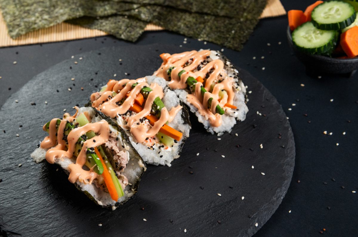 Receta de tacos de sushi 