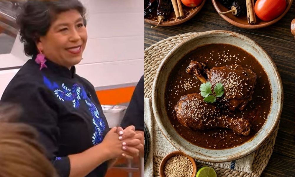 Receta pollo con mole Isabel Carvajal