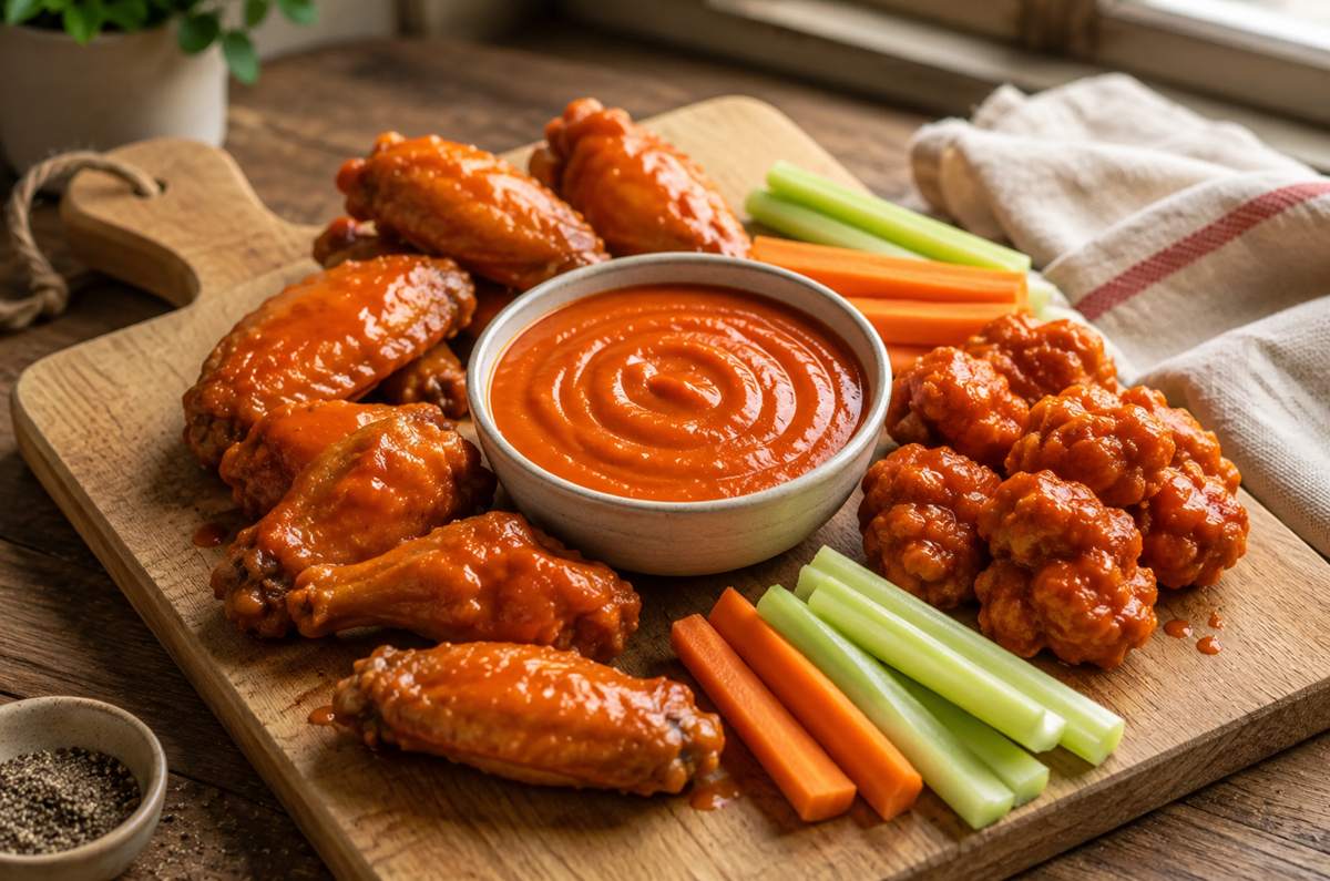 Cómo hacer salsa Buffalo casera para alitas, boneless y más botanas