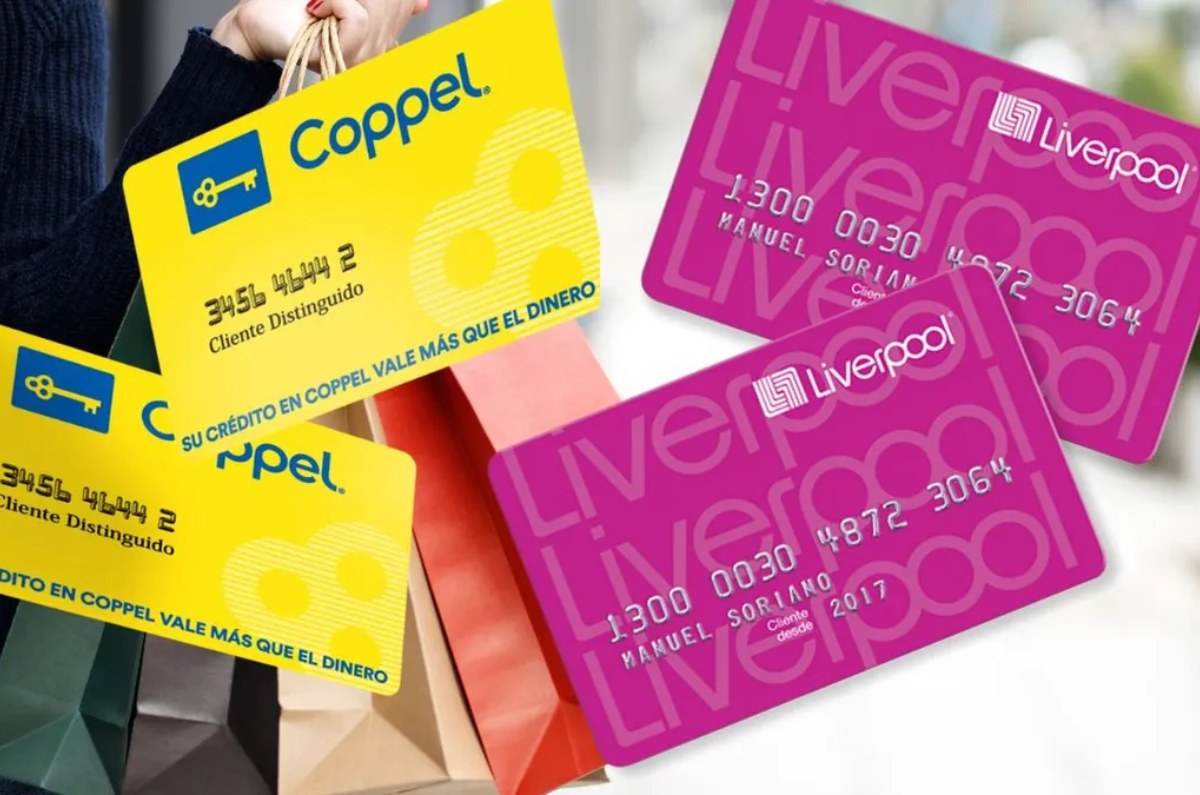 sanción en tarjetas de Coppel o Liverpool 