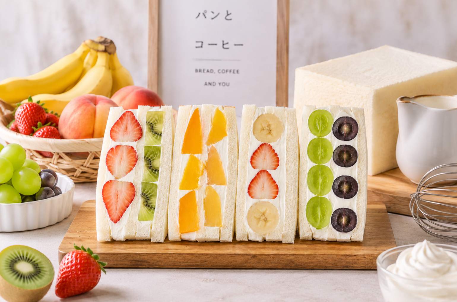 Cómo hacer sándwich japonés de crema