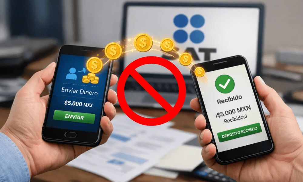 Transferencias bancarias prohibidas SAT junio 2026