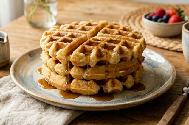 Receta de waffles de arroz sin gluten ¡en solo 30 minutos!