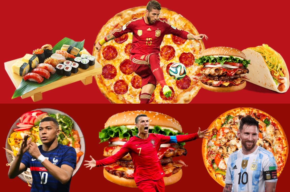 comida callejera para ver el futbol