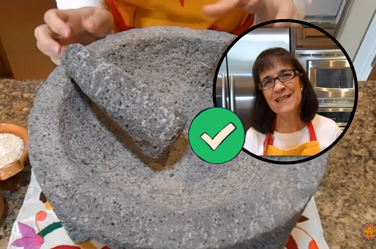 El tip secreto de Jauja Cocina Mexicana para curar un molcajete de forma más rápida y segura