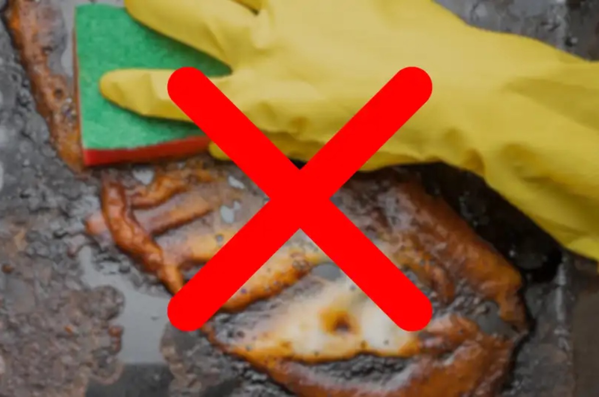 cómo quitar grasa pegada del horno