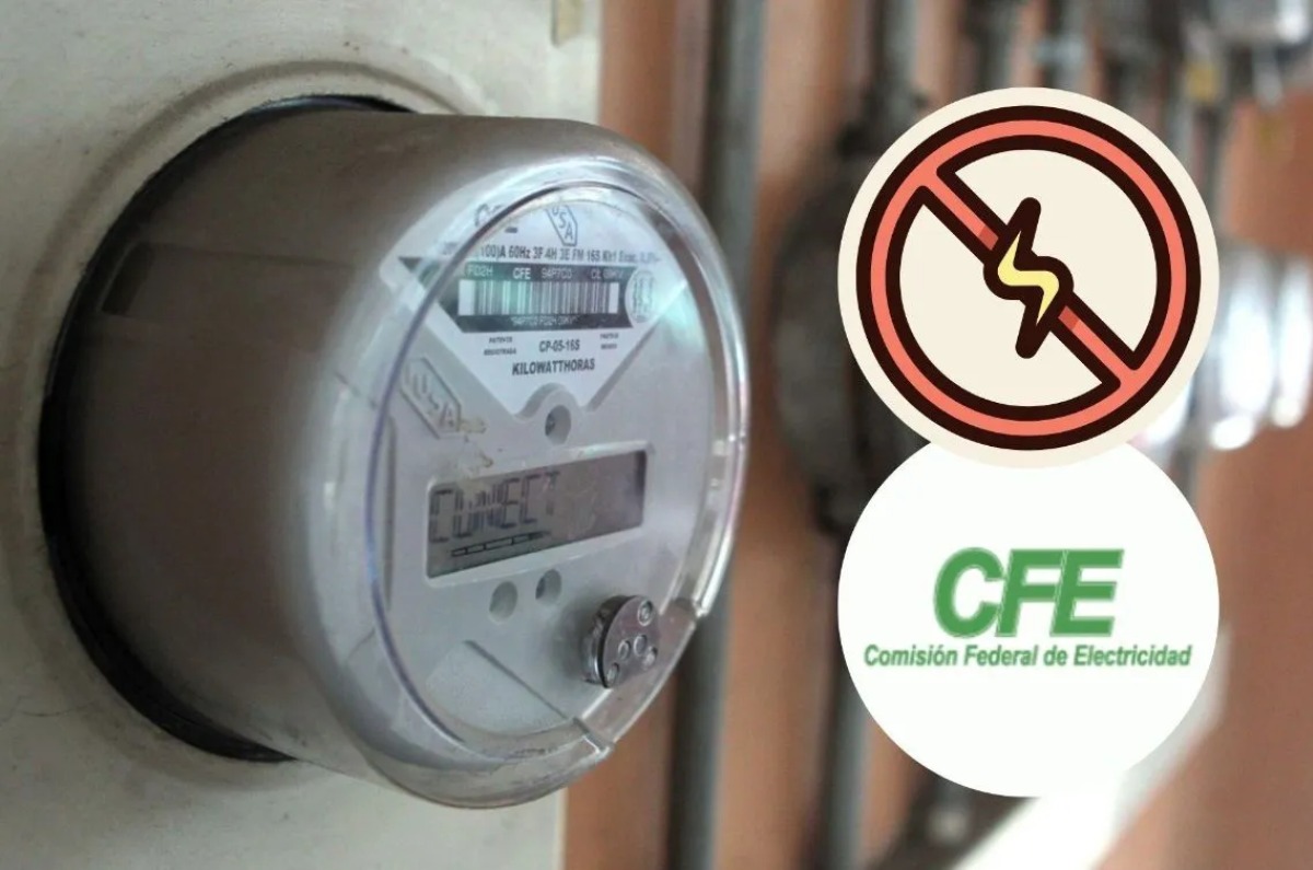 cuándo te puede cortar la luz la CFE en julio