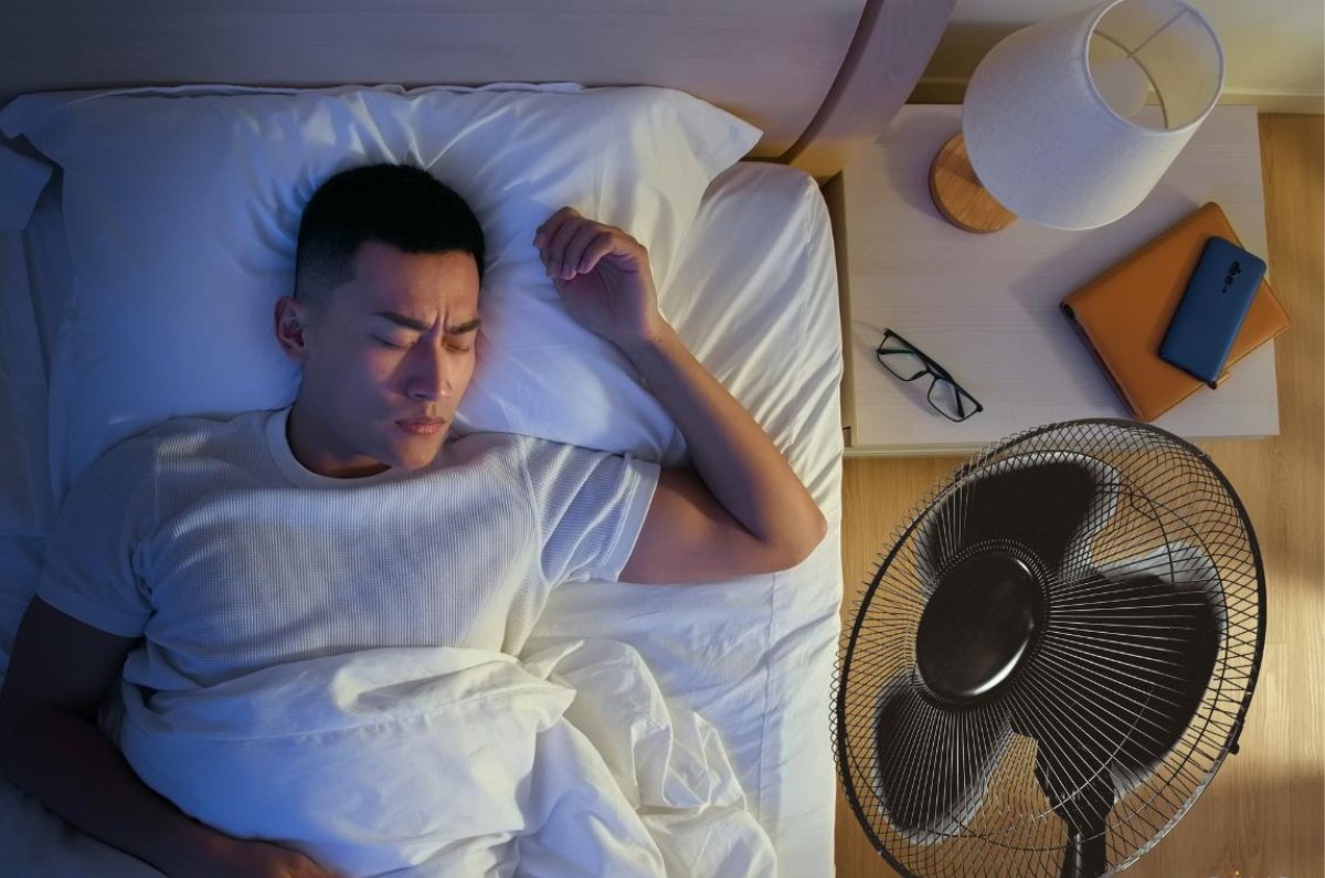 dormir con el ventilador prendido toda la noche