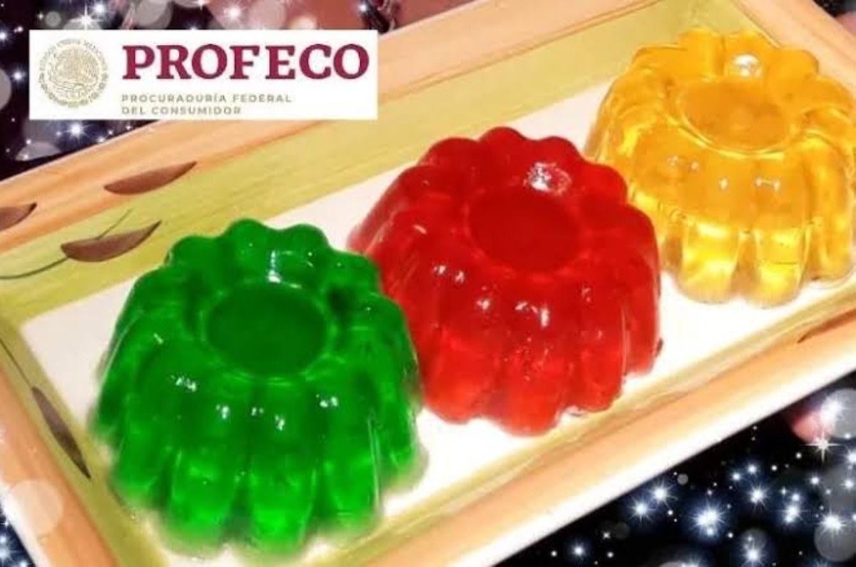 gelatina que añade vitaminas y minerales según Profeco