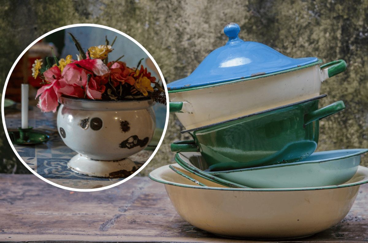 ¿Tienes ollas de peltre viejas? Estas 5 ideas para reutilizarlas harán que luzcan más bonitas que nunca