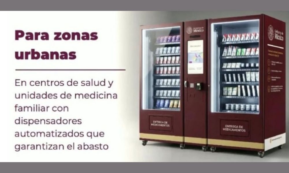 Máquinas con medicina gratis en Mexico