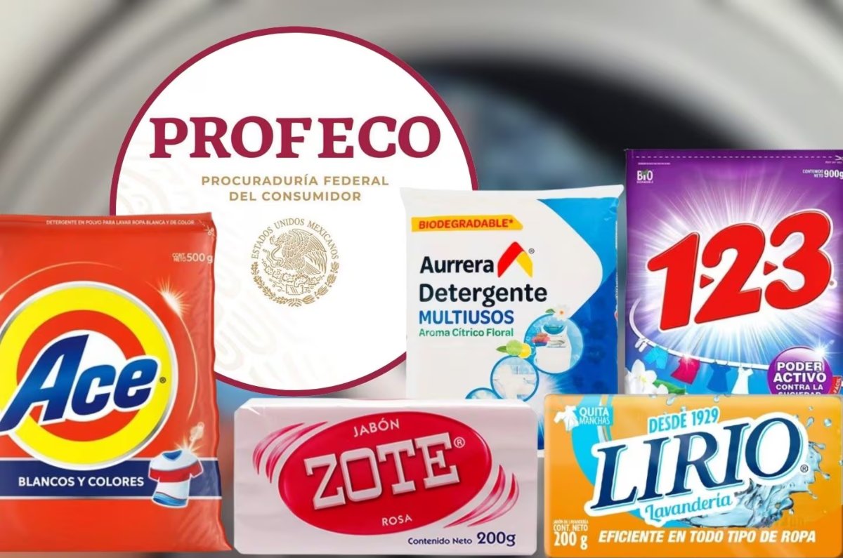 Estos son los mejores jabones de ropa más según Profeco y cuestan menos de 18 pesos
