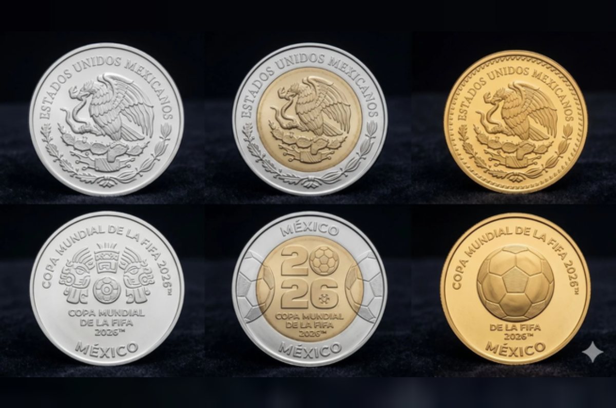 monedas conmemorativas del Mundial 2026