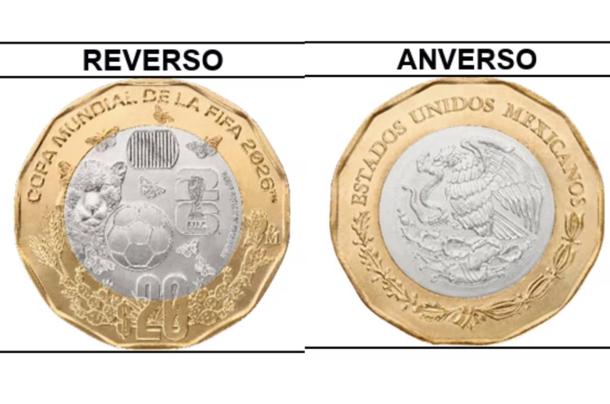 monedas conmemorativas del Mundial 2026