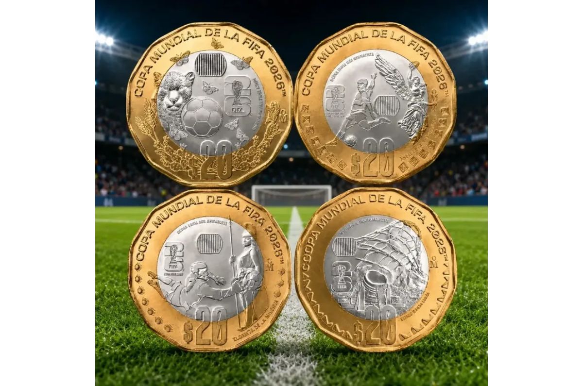 monedas conmemorativas del Mundial 2026