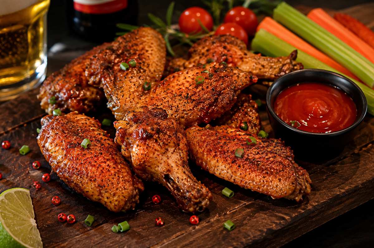 Así se hacen las mejores alitas BBQ en sartén