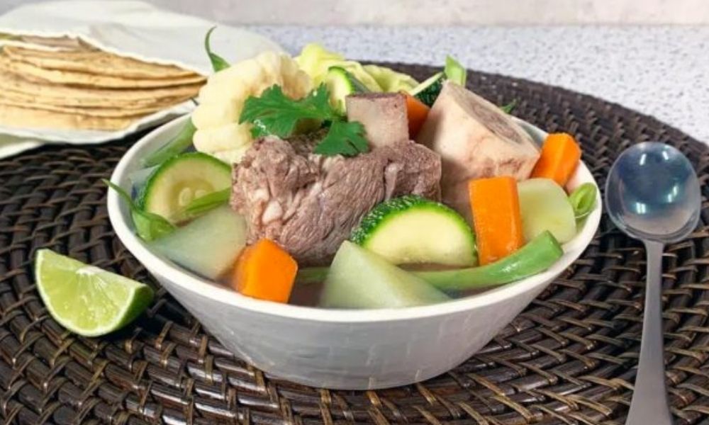 Receta de caldo de puchero
