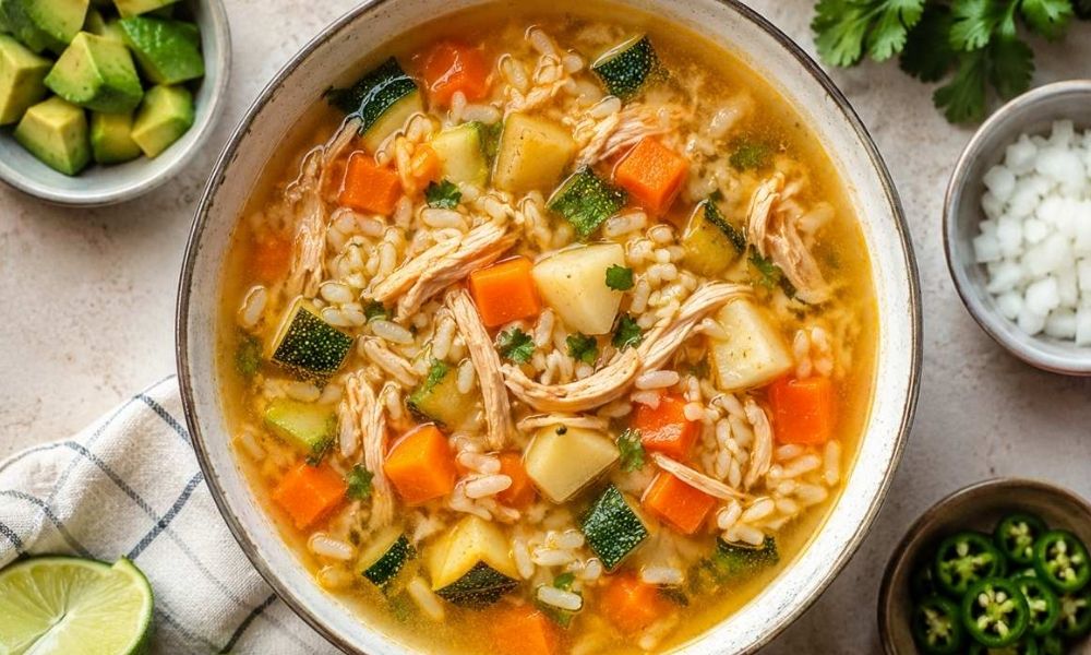 Receta de caldo ranchero