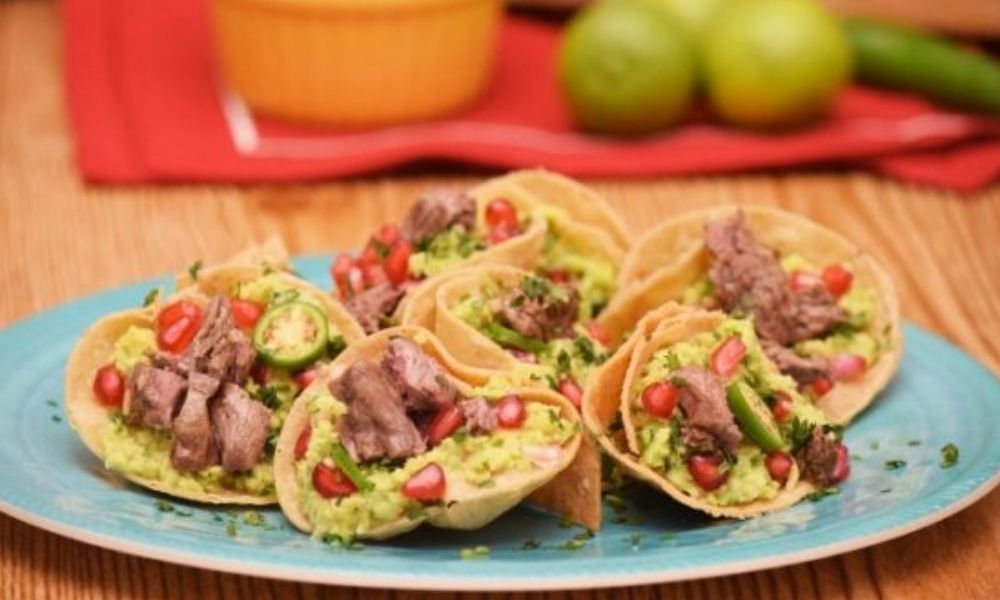 Receta de cazuelitas de guacamole y carne