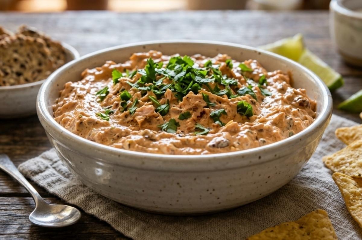 Receta de dip de atún con chipotle ¡para preparar en 10 minutos!