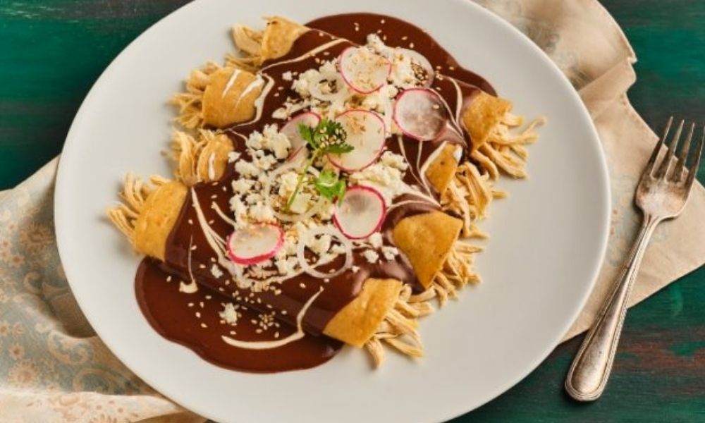 Receta de enmoladas de pollo