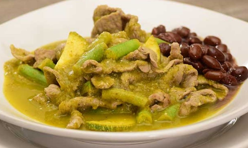 Receta de entomatado de bistec con calabacitas