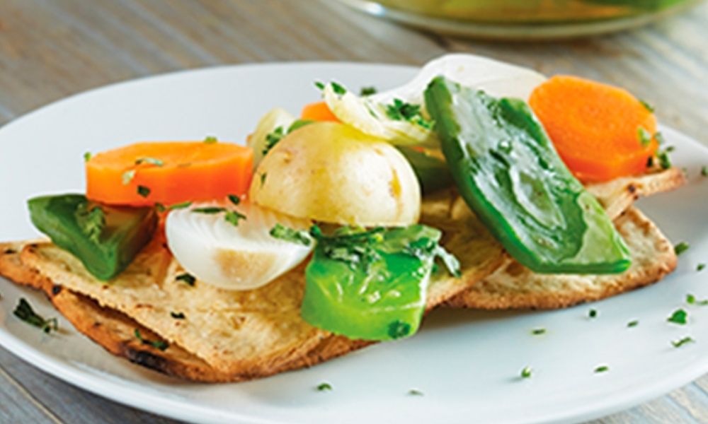 Receta de nopales en escabeche
