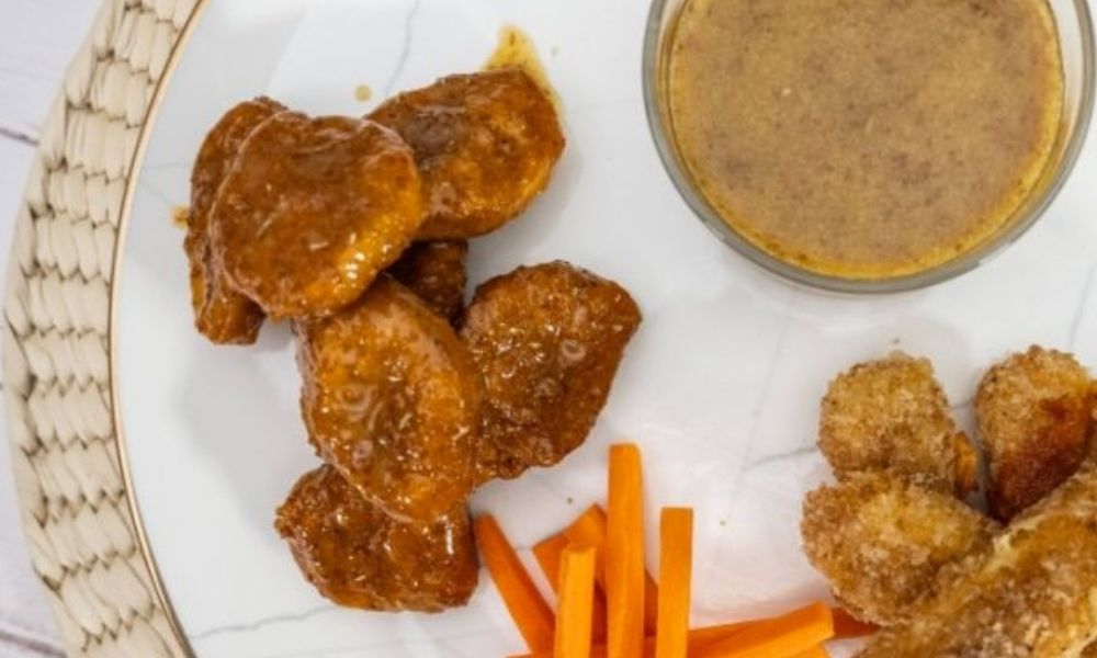 Receta de nuggets bañados en salsa de mostaza y miel