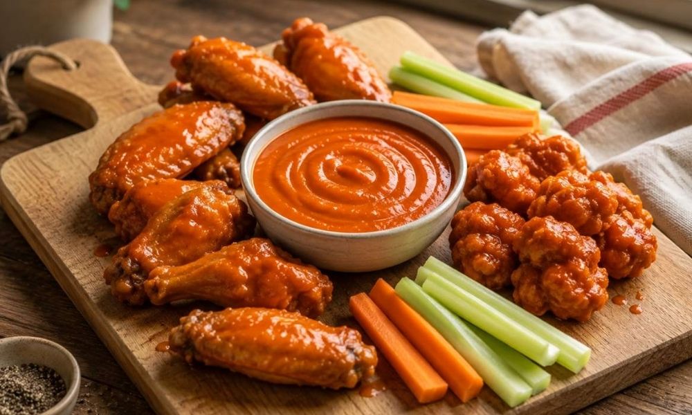 Receta de salsa Buffalo casera para alitas y boneless