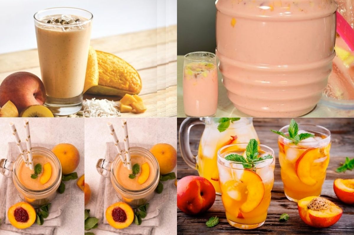 5 recetas de bebidas antioxidantes con durazno ¡por menos de 100 pesos!