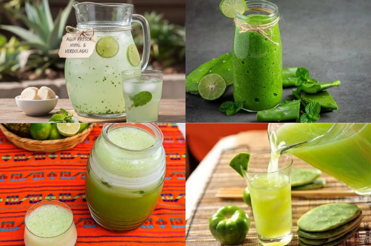 5 recetas de bebidas con nopal para mejorar la digestión