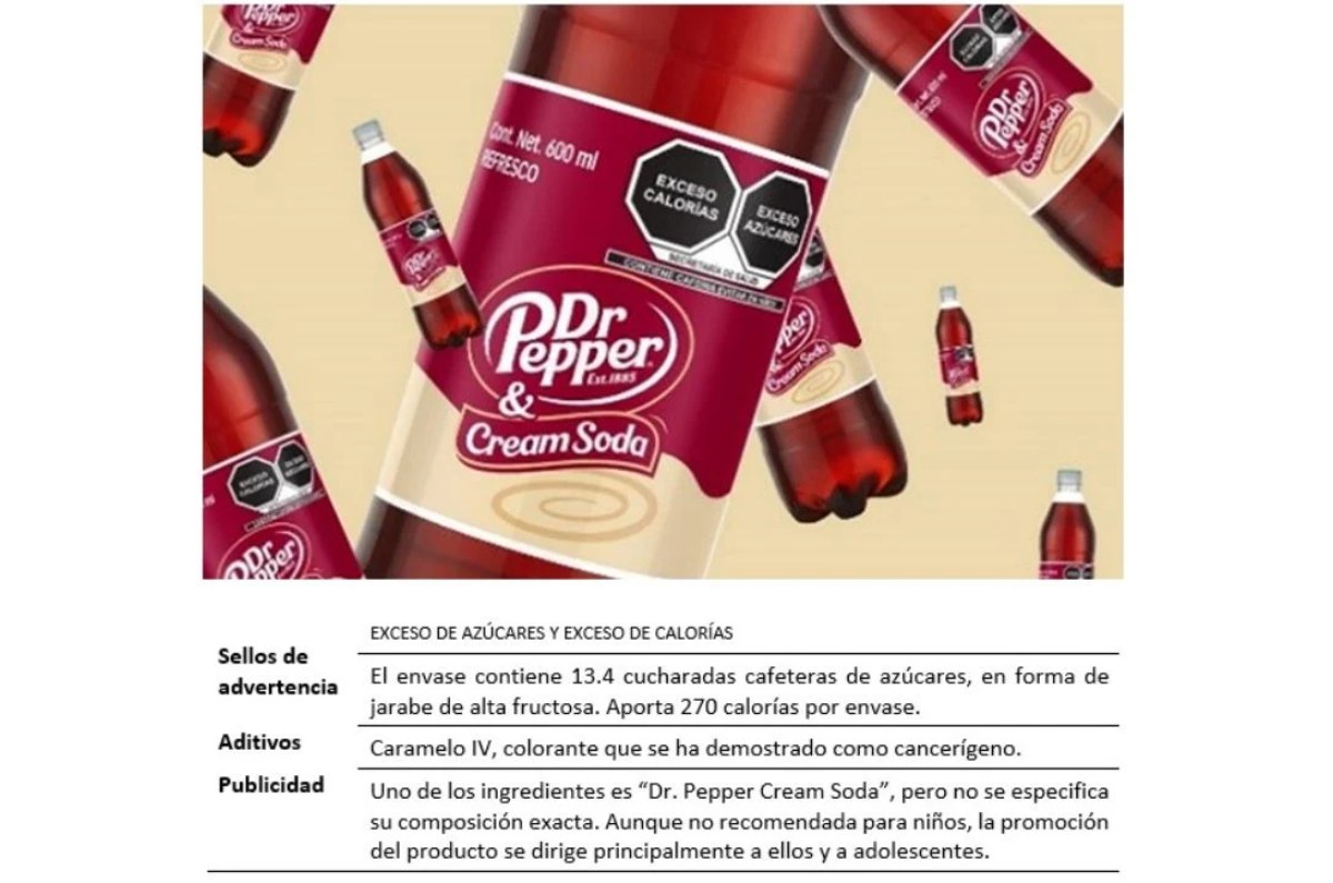 refresco con más azúcar según Profeco