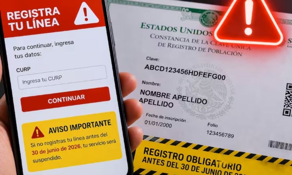 Registrar línea celular 2026