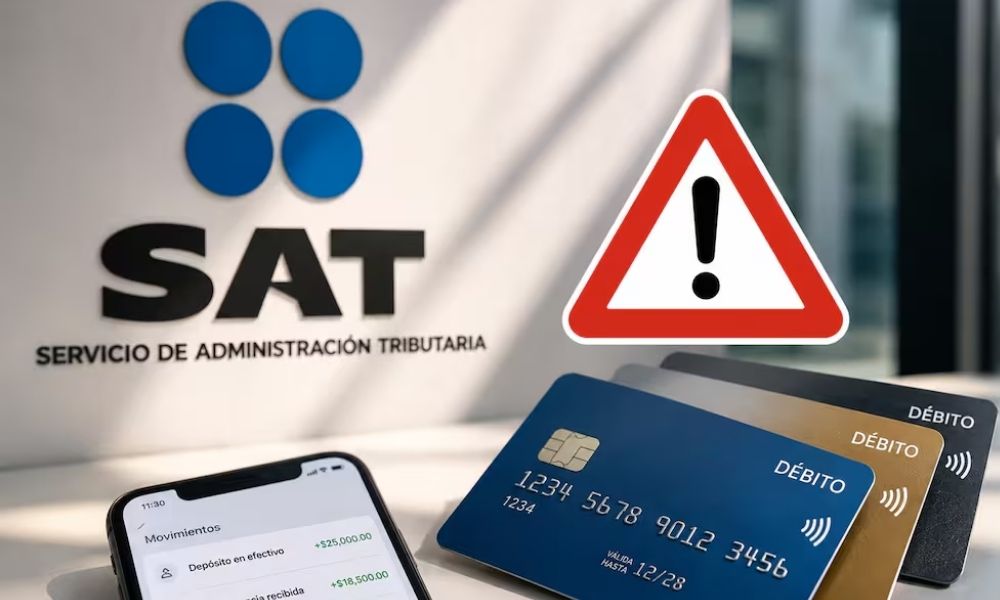 SAT congela cuentas bancarias