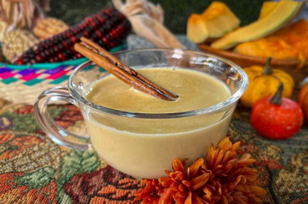 Prepara un delicioso atole de calabaza en tacha