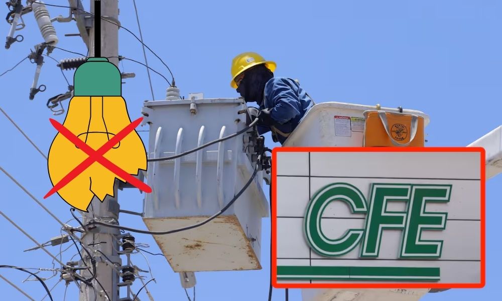 CFE apagón eléctrico Jalisco y Campeche