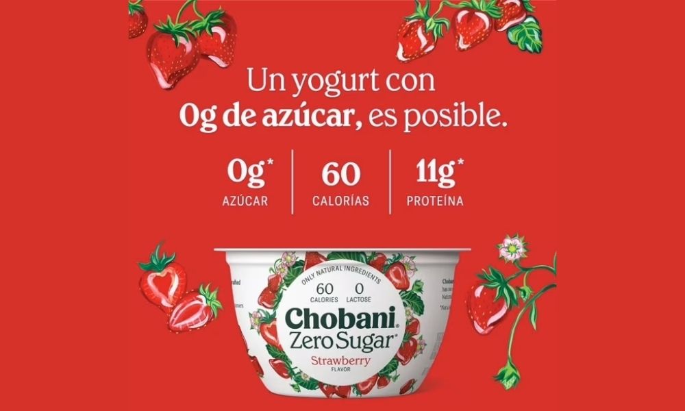 Chobani zero sugar fresa es bueno