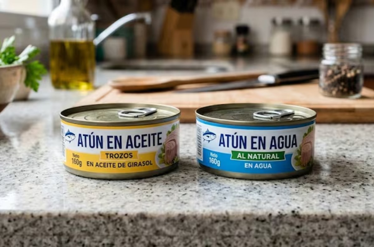 diferencia entre atún en agua y atún en aceite