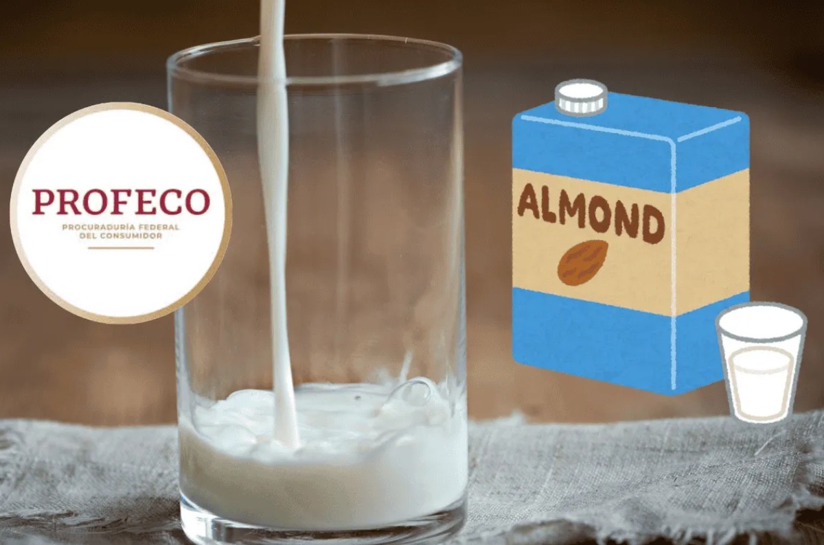 marcas de leche que son agua según Profeco