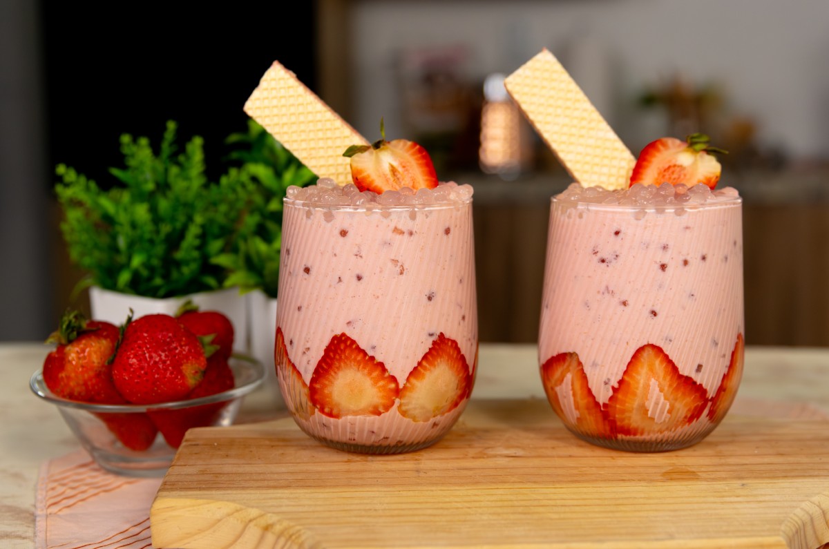 Tapioca de fresas con crema: el postre más cremoso y fácil de preparar